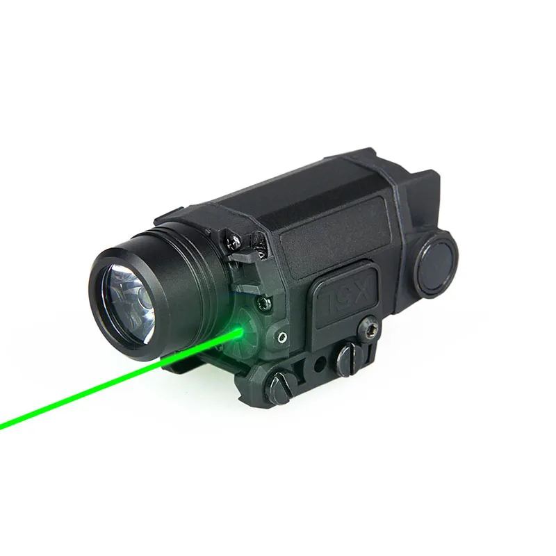 New Arrival Hunting Light Tactical LED Flashlight with Green Laser for Hunting Shooting PP15-0095