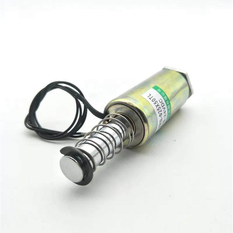 High quality DC 12/24V 10mm 300g Push Pull Type Tubular Motion Solenoid Electromagnet Free shipping