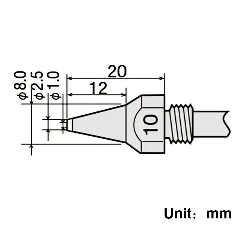 Japan goot TP-100N-10 SVS-800AS SVS-580AS SVS-500AS TP-200AS TP-280AS用のはんだ除去チップ交換ノズル