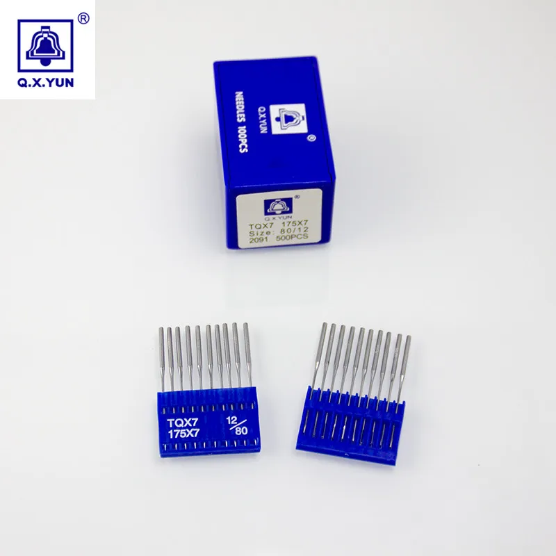 100pcs TQX7 TQ7 175X7  80/12# QXYUN sewing needles accessory for  industrial sewing machine