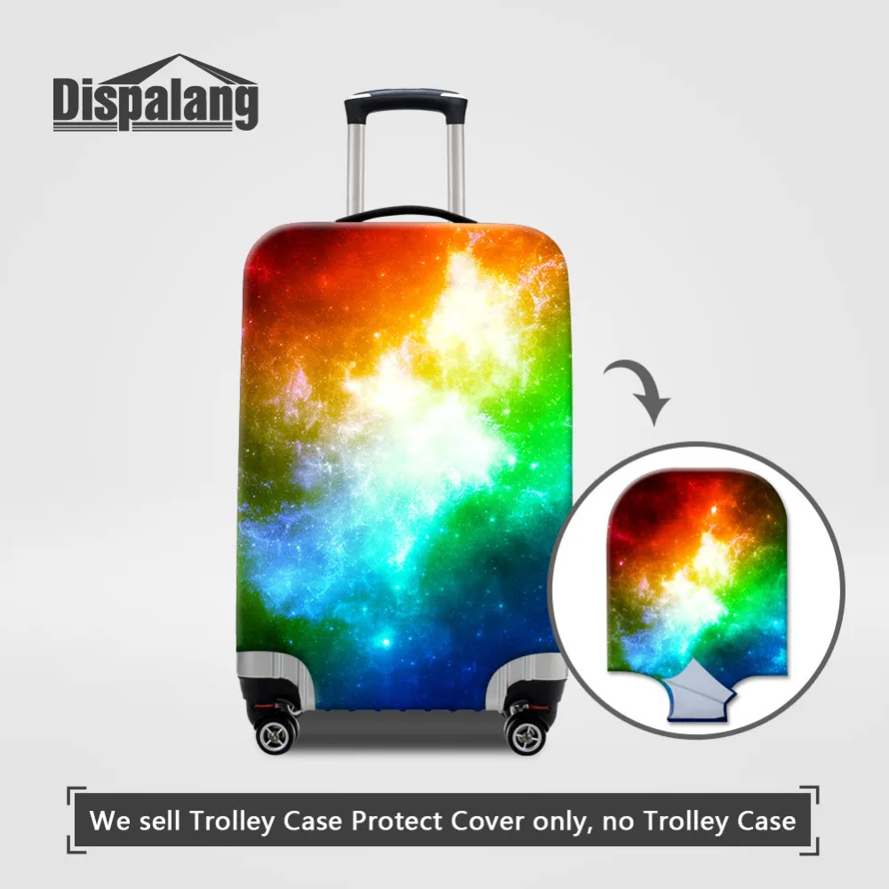 

Dispalang Galaxy Stars Elastic Luggage Protective Cover Anti-Scratch Luggage Cover for 18-30 Trolley Suitcase Dustproof Cover