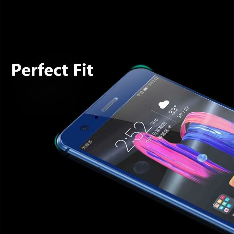 RONICAN for Huawei honor 9 glass tempered screen protector full cover blue protective film for Huawei honor9 tempered glass film