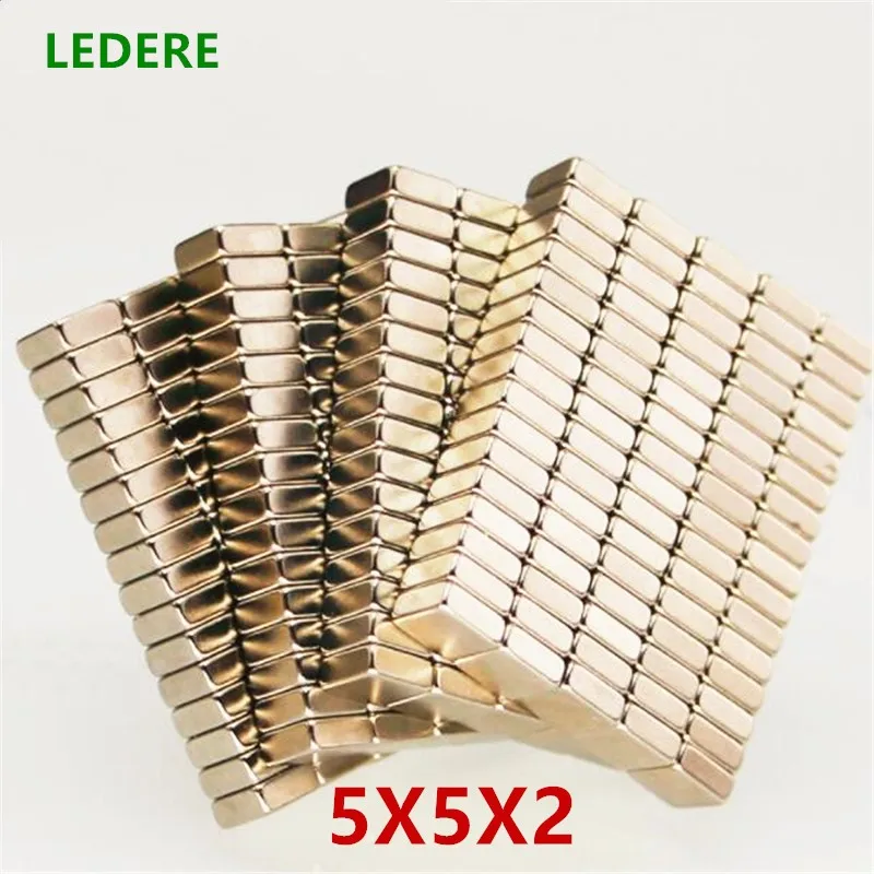 120/500pcs 5x5x2 neodymium iron boron strong magnet 5*5*2 square super small magnet 5x5x2mm 5*5*2mm Small magnet thin magnet