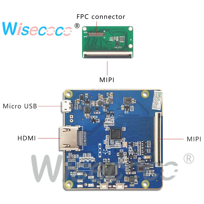 Imagem -04 - Display Ultra Clear 4k com Control Drive Board Multi Dispositivo Faça Você Mesmo Resolução 2160*3840 Mipi Ls055d1sx05 g 55