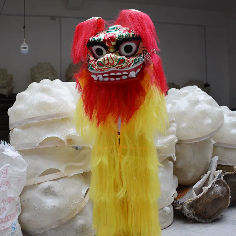 Lion Dance Costume Equipment Northern Performance Lion Dance Costume Cheap Single lion dancing for kids children adult wholesale