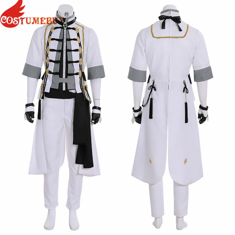 

Final Game XIV Fantasy Little Ladies' Day Idols Male 2017 Cosplay Costume Outfit Set White Suit Halloween Custom Made