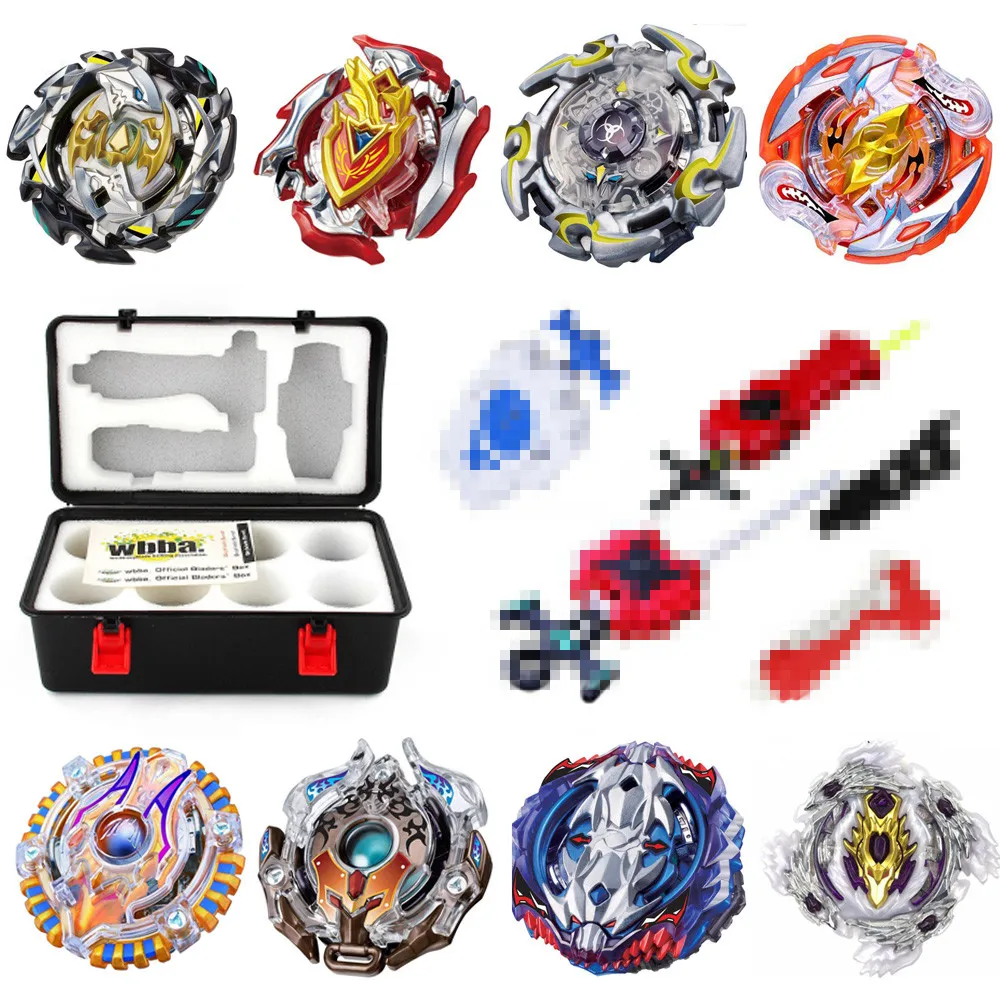  Spinning Top Metal Fusion toys  Set Storage Box Top 4D With Launcher  Toys For Children Boy