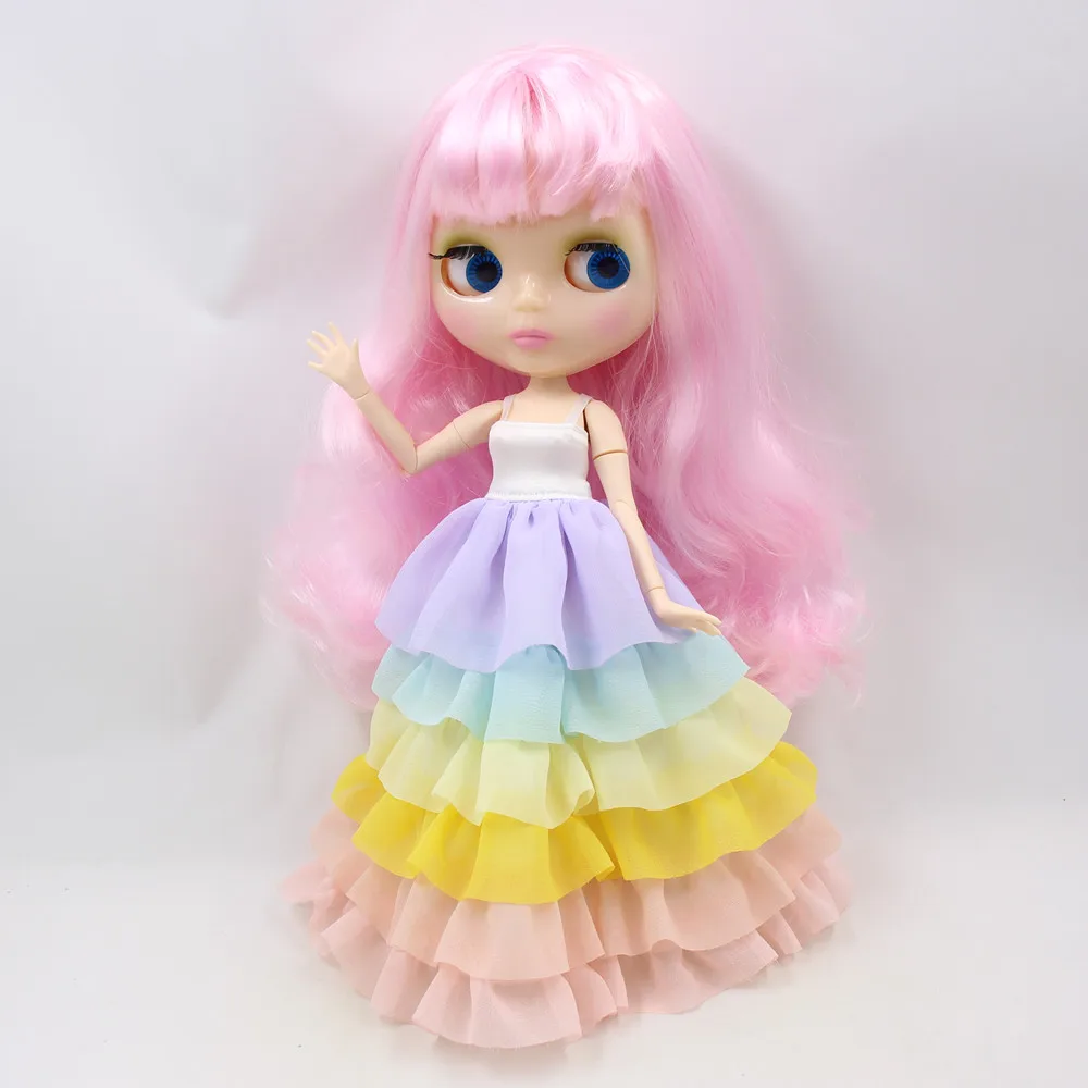 Clothes for 1/6 Blyth doll Unicorn outfit dress with cloak and hair band lovely princess dressing girl gift ICY BJD toy