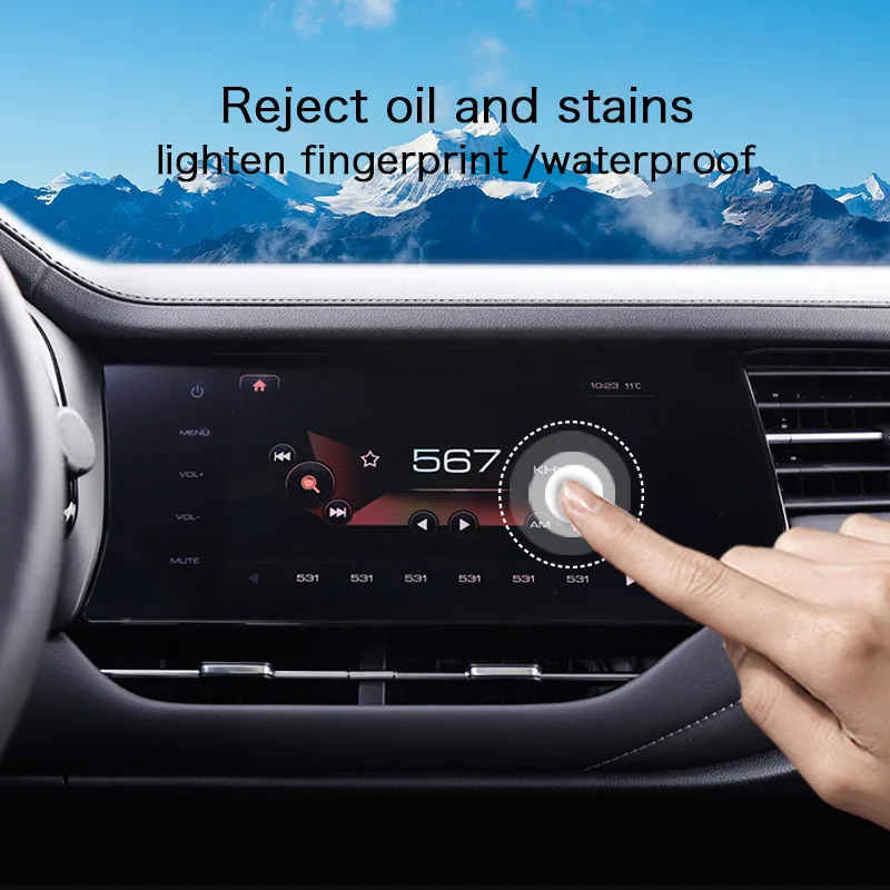 Vtear for Haval F7  F7X Car GPS Navigation Screen Protective Film lcd protector auto interior car-styling accessories 2019 2022