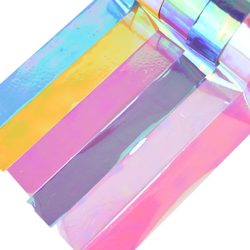 500cm Rhythmic Gymnastics Decoration Holographic RG Prismatic Glitter Tape Hoops Stick