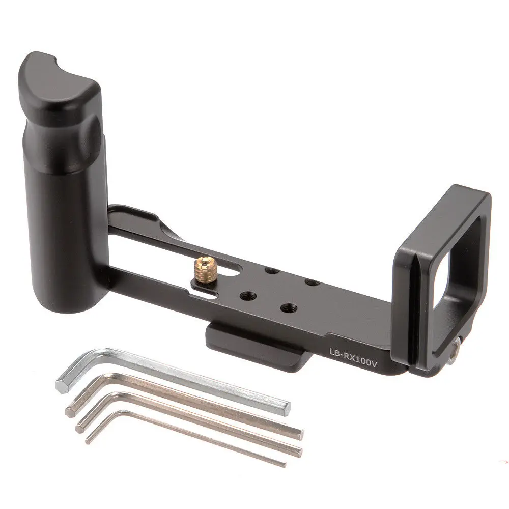 QR Quick Release Plate Vertical L Bracket Holder for SONY RX100 Mark V VI Camera