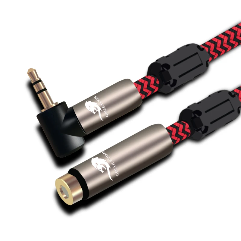 Кабель-удлинитель HIFI Mini Jack 3,5 мм штекер-гнездо для телефона, наушников, стереогарнитуры, автомобильного динамика, от 3,5 мм до 3,5 мм OFC 75 см 1 м 2 м