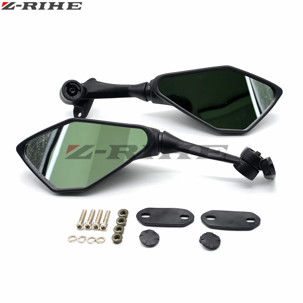 

Black Rear View Mirrors Motorcycle Side Mirror for yamaha YZF R125 R15 R25 r 125 15 25 mt-07 mt-09 mt 07 09 MT-09 FZ07 FZ09 tmax