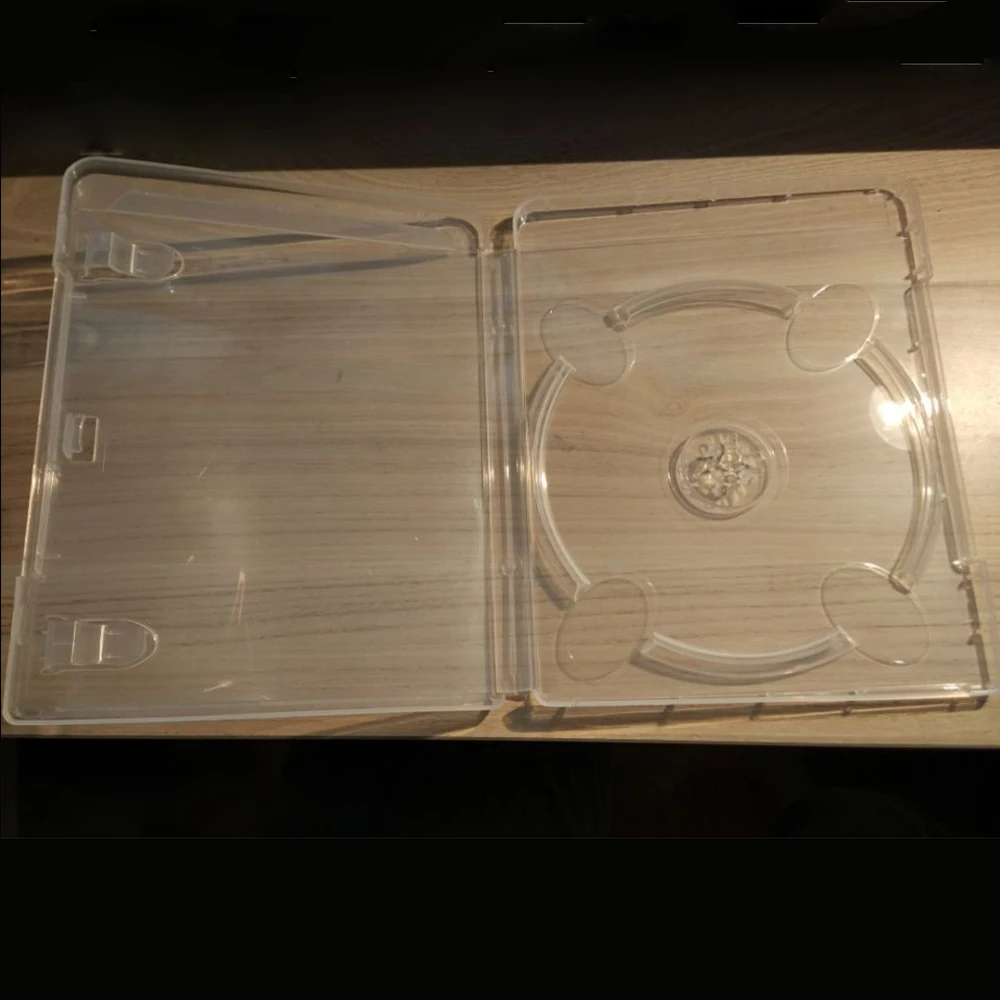 10 STKS Voor PlayStation 3 CD box behuizing case shell voor PS3 transparant wit