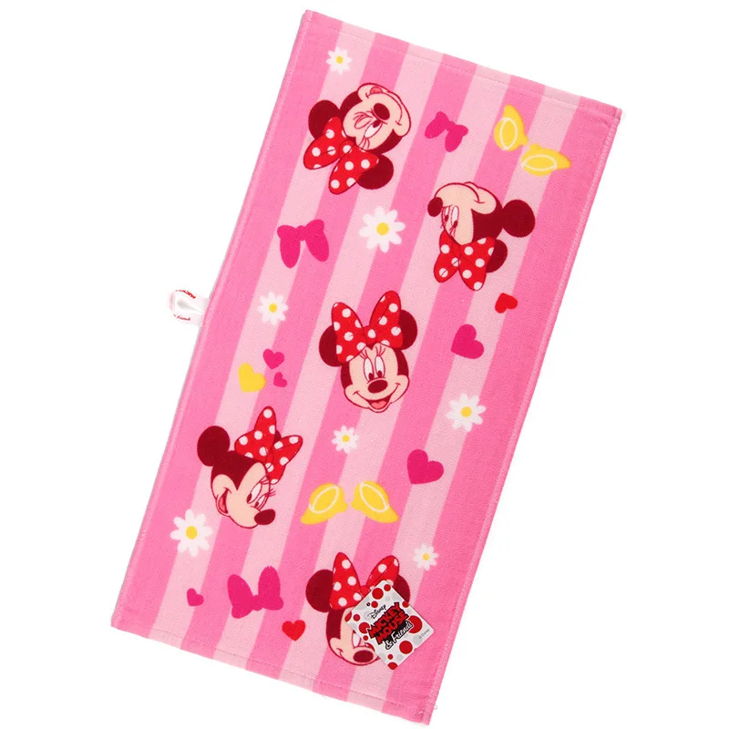 Mickey Mouse Candy Color Princess Printed Cotton  Gauze Face Towel Newborn Baby Cartoon Hand Bathing Bibs Towels Handkerchief