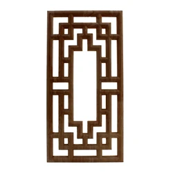 VZLX Vintage Unpainted Carved Corner Onlay Frame for Home Wall Cabinet Door Wood Appliques for Furniture Wooden Madera Legno