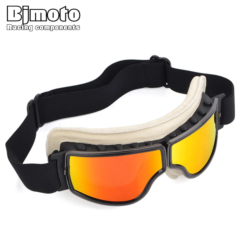 

Glasses Vintage Retro Motorcycle Cruiser Goggles Motocross Scooter Moto Helmet Goggle