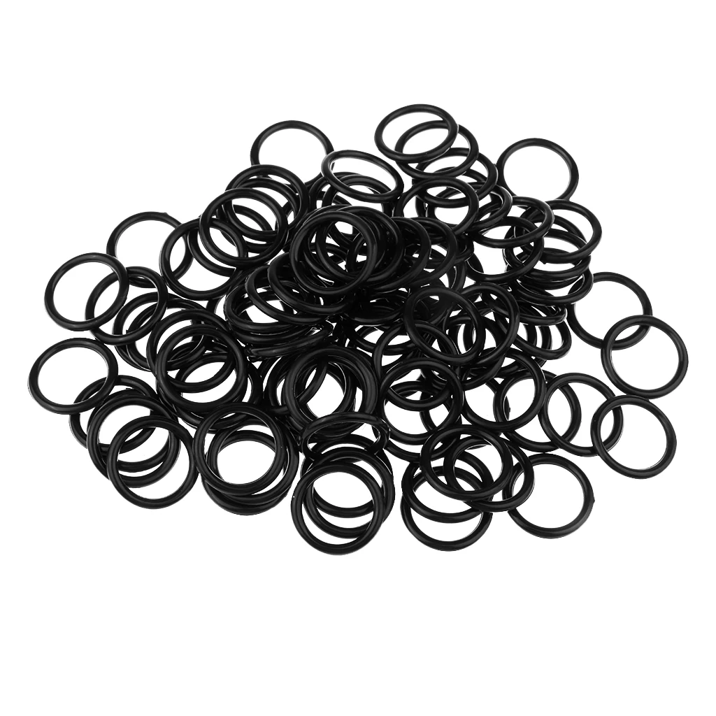 100Pcs 12mm Round Bra Strap Adjuster Slider O Ring Lingerie Supplies Clear & Black & White