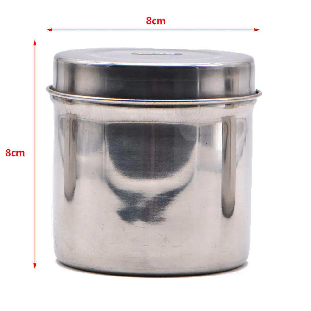 

Stainless Steel Dental Box Holder Disinfection Case for Medical Cotton Ball Gauze Dressing Tampon Teeth Whitening