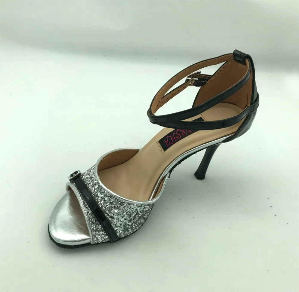 New Fashion womens latin dance shoes ballroom salsa  shoes tango shoes party & wedding shoes with crystal buckle 6245BS