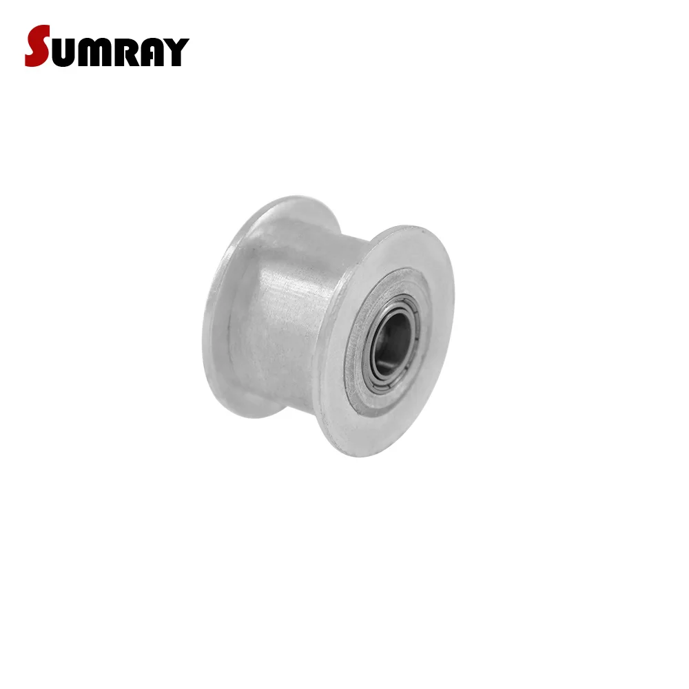 

2PCS 5M Idler Pulley 12T Without Teeth 3/4/5/6mm Inner Bore Passive Pulley Wheel 16/21mm Belt Width Aluminium Pulley Wheel