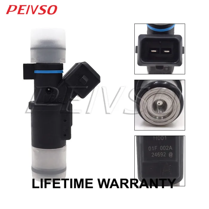 PEIVSO 4pcs 01F002A Fuel Injector For PEUGEOT 306 93~01 PARTNER 96~06 206 06~07 307 2000 1007 2005 1.4