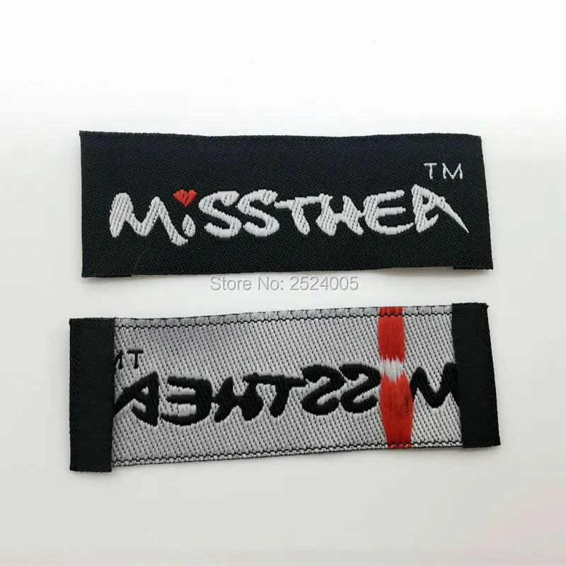 Free Shipping customized garment labels/collar labels/Trademark manufacture woven&printed labels/clothing woven labels