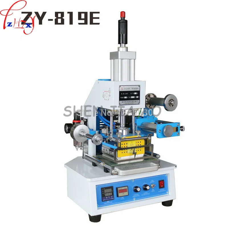 ZY-189E Leather Hot Stamping Machine Leather LOGO Creasing Machine Pressure Words Machine LOGO Stampler Name Card Stamping