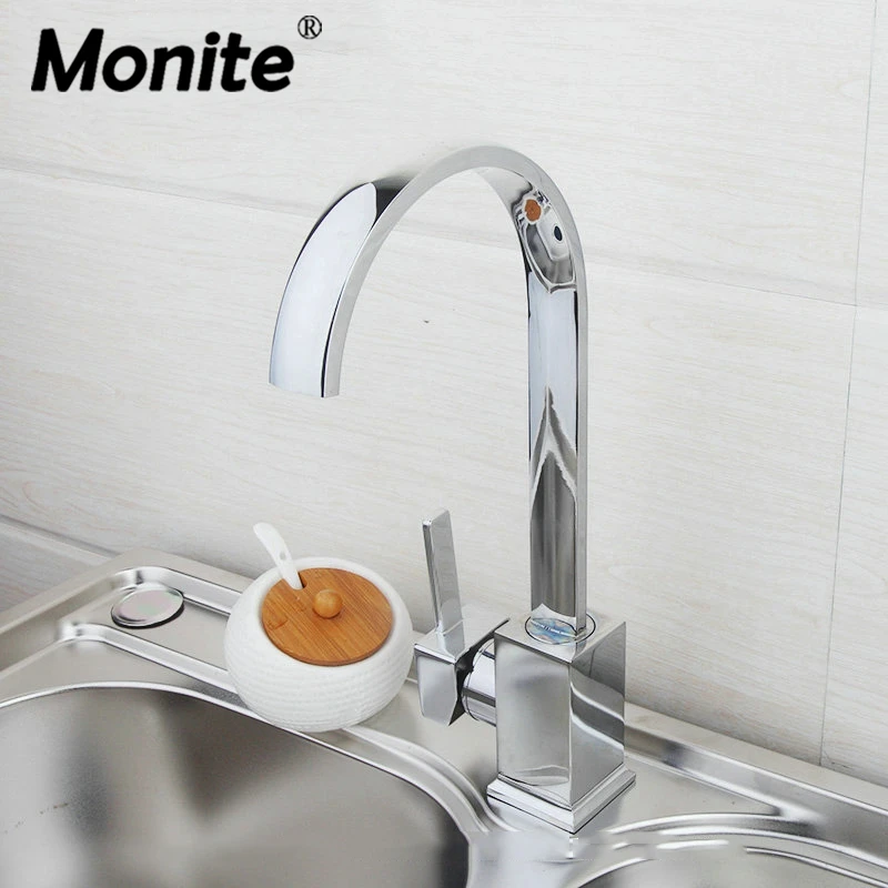 

Single Handle Deck Mounted Swivel 360 Chrome 8522-1 Basin Sink Water Tap Vessel Lavatory Kitchen Torneira Faucets,Mixers & Taps