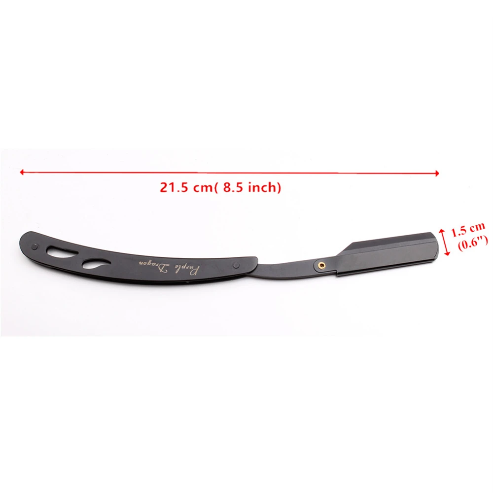Purple Dragon Hairdresser hair cut razor professional hair knife knives change blade type knife Copper single handle Razor Z6102
