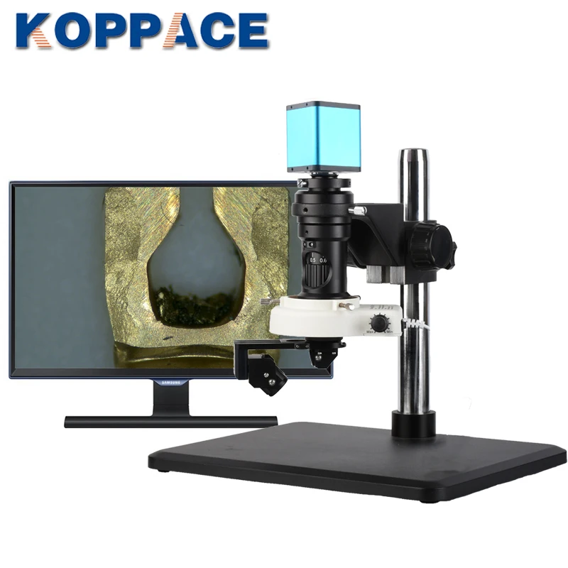 KOPPACE 20X-150X 2 MP Autofocus Microscope HD 3D video Microscope 2D and 3D Free Switching Microscope can take and Record Video