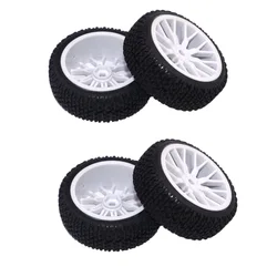 4pcs 1/16 Rally Tire Car Tires Buggy Tyre Pull Rally Wheel for RC HPI HSP Hobao Savage ZDRacing LRP Wltoy