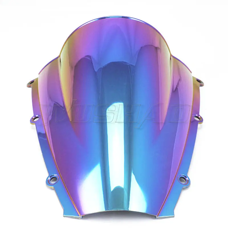 Motorcycle Double Bubble Windshield WindScreen Screen For 2003 - 2004 Honda CBR600RR CBR 600 RR F5 03 04 Black Iridium