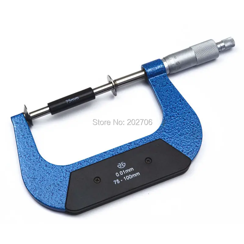 75-100mm 100-125mm 125-150mm 150-175mm 175-200mm Disk Type Micrometer Disk Micrometer