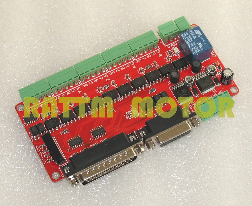 5 axis CNC Breakout board interface adapter board V8 type with optical coupling