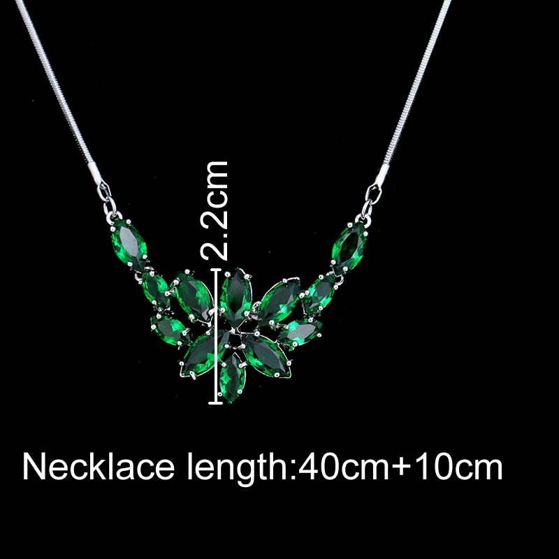 EMMAYA AAA Green Zircon CZ Jewelry  Women Pendant Necklace Fashion Cheap Gift Jewelry