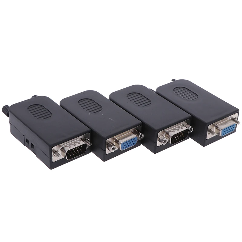 New Hpt D-SUB DB15 VGA Female / Male 3 Rows 15 Pin Plug Breakout Terminals Connectors High Quality 1PC