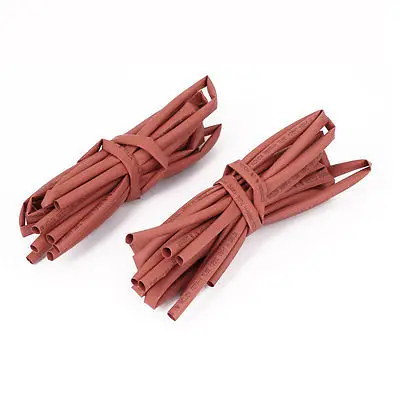 8pcs 1M Length 6mm Dia Red Polyolefin 2:1 Heat Shrink Tubing Tube Sleeving Wrap