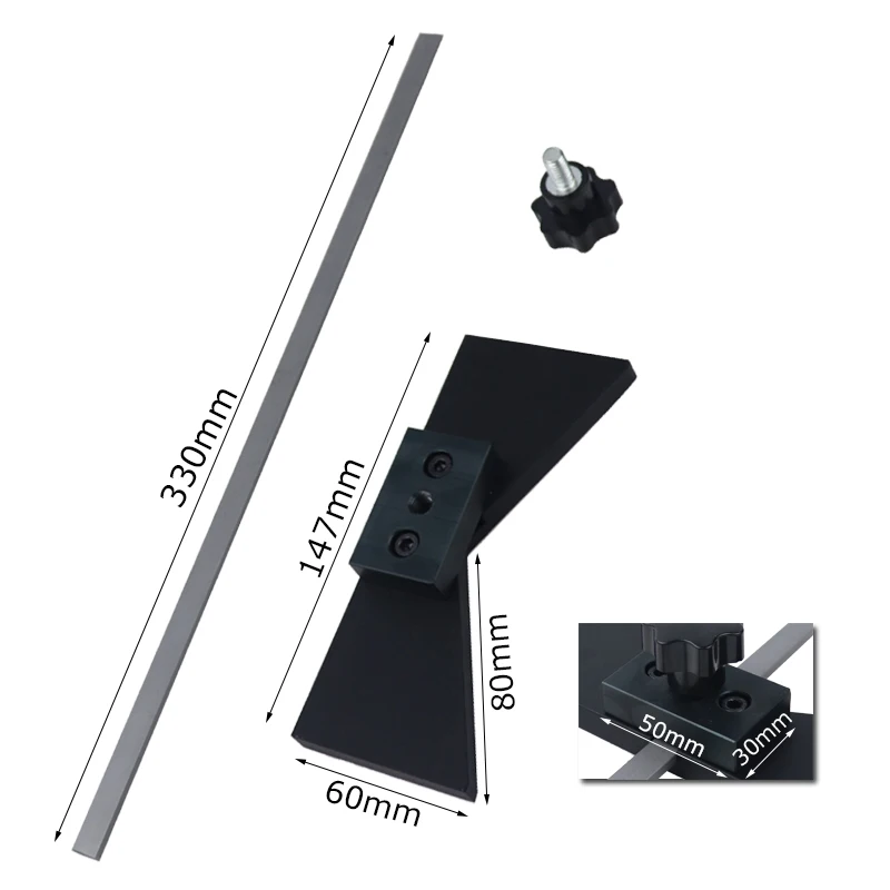 Woodworking Center Finder Line Scriber Adjustable Marker Gauge Angle Marking Ruler For Round Cylinder Center Line Tools