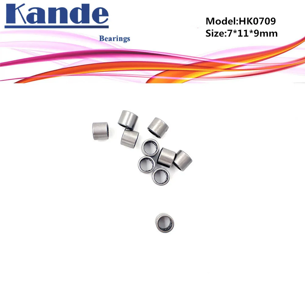 HK0709 HK071109 Needle Bearings Drawn Cup Needle Roller Bearing 7X11X9mm 071109