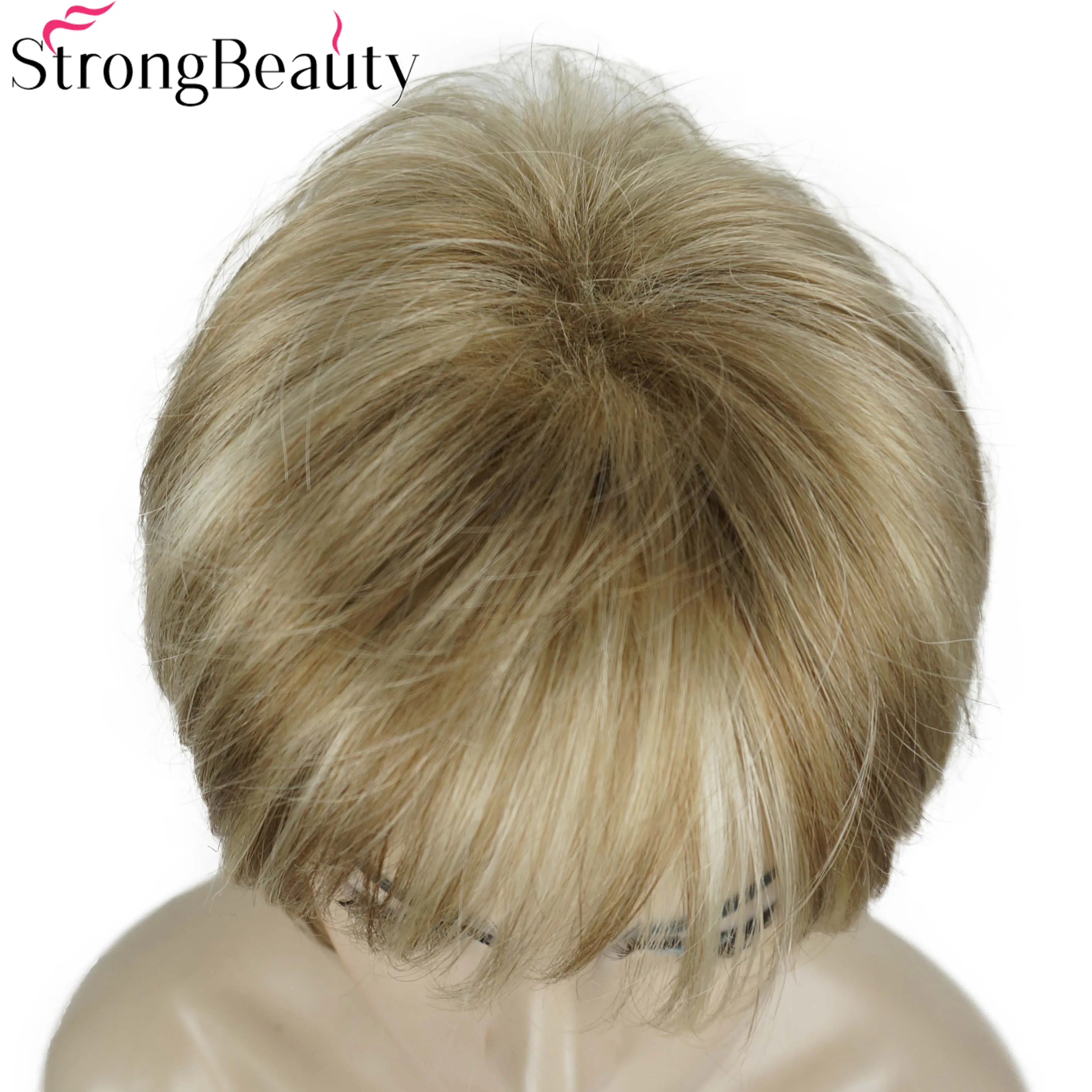 StrongBeauty Synthetic Wig Short Straight Wigs Women\'s Hair Natural Wig