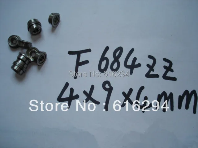 

100PCS F684ZZ flange ball bearings (4 * 9 * 4mm )P6 F684ZZ bearing---- free shipping