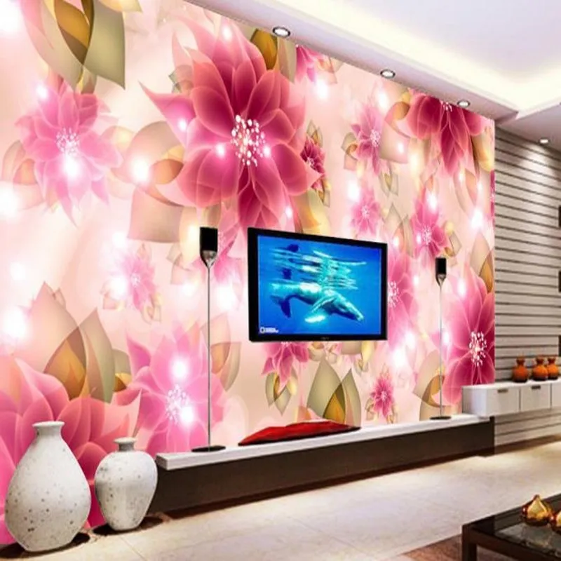 

beibehang Customize size High Quickly HD mural 3d wallpaper wall paper pink papel de parede papel de parede adesivo wall paper