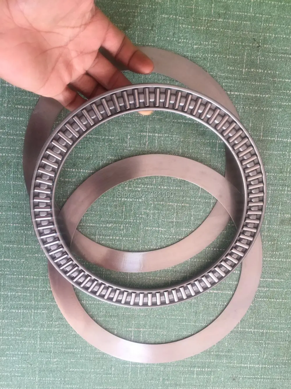 Thrust Needle Roller Bearing With Two Washers AXK180225,SIZE:ID=180mm OD=225mm thickness= 7MM,180*225*7 MM