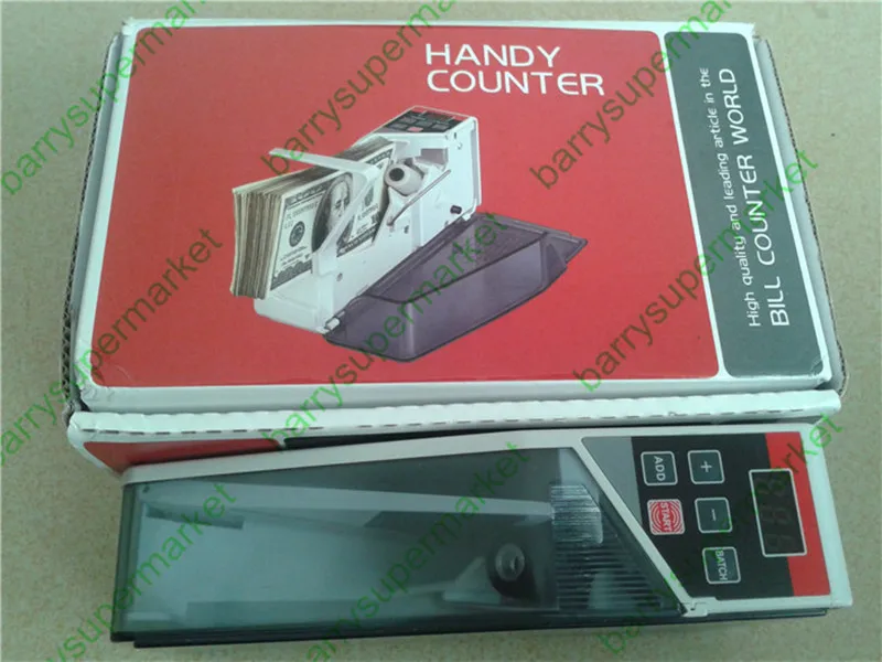 

Mini Portable Handy Money Counter for Most Currency Note Bill Cash Counting Machine EU V40 Financial Equipment