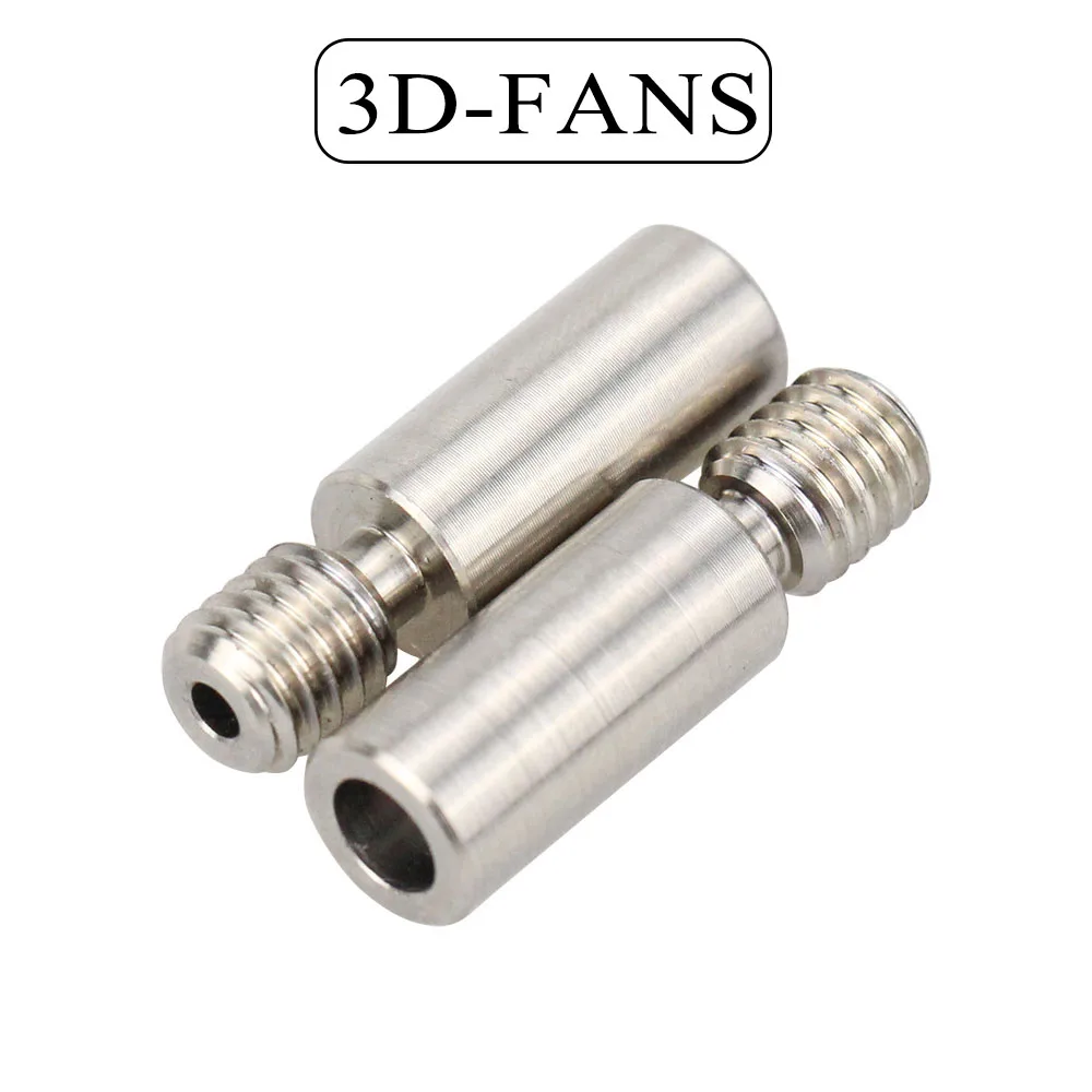 2 in 1 out Throat Stainless Steel & TC4 PTFE Tube 3D Printers Parts Thread M6 Multi-jet 1.75mm Filament Part