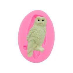 Owl Folded Cake Silicone Mold Handmade Chocolate Soap Mold Cake Dessert Decorative Pattern Pastry DIY Baking Gadgets new