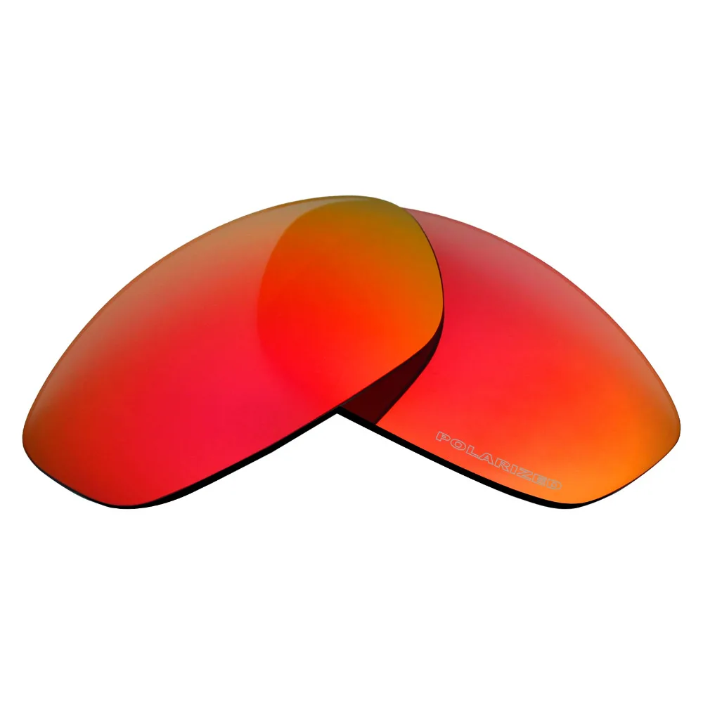 SNARK POLARIZED Resist SeaWater Replacement Lenses for Oakley Whisker Fuel Cell Sunglasses Fire Red