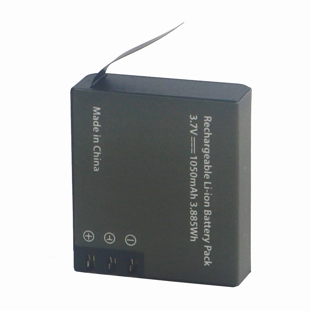 PG1050 Rechargeable Li-ion Spare Battery 1050mAh for Eken V8s H8 H9 H8R H9R H8 Pro Sport Action Camera Parts & Accesories