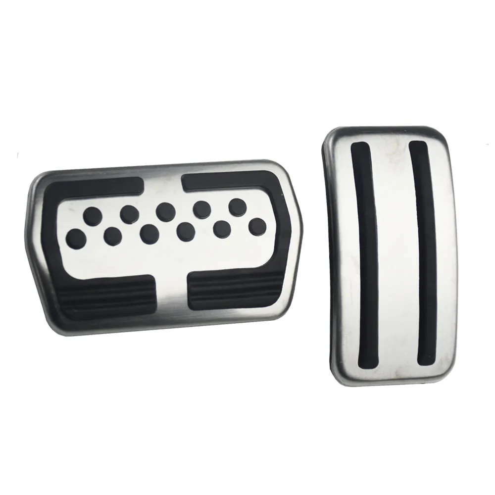 Car-Styling Car Stainless Steel Car Pedal Pads Cover For Ford Focus 2 MK2 Focus 3 MK3 2005-2016 Car Styling Auto Accessories